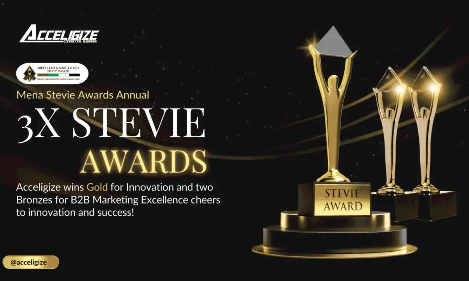 3X Stevie award win
