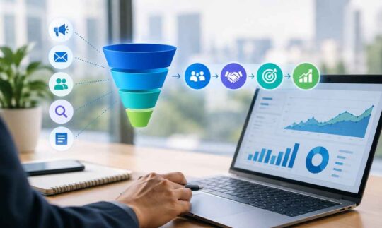 B2B marketing performance measurement dashboard showing pipeline and revenue metrics